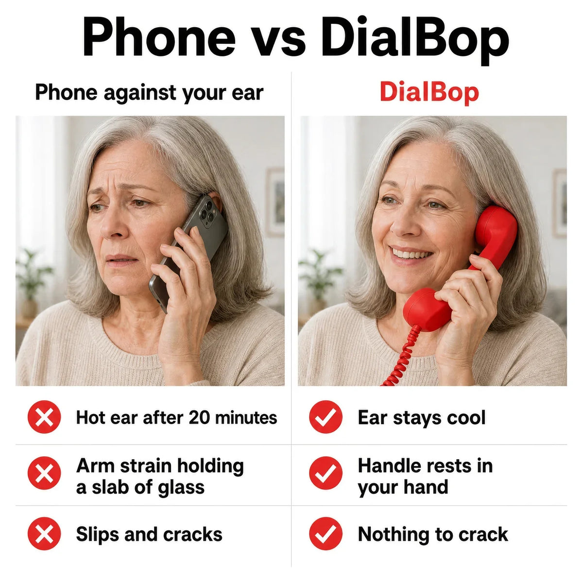 Ring Back Retro Handset